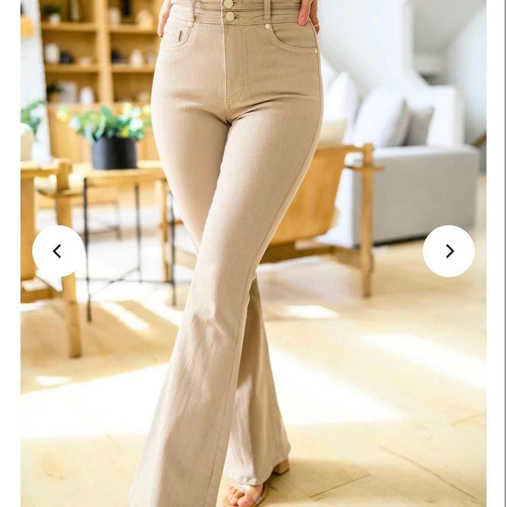 Judy Blue Serenity High Rise Tummy Control Flares - Picture 5 of 15